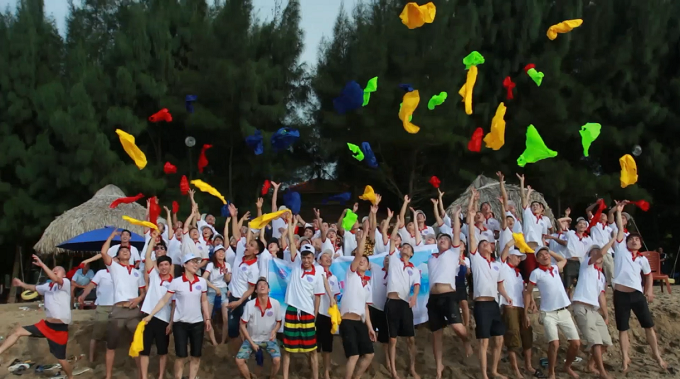 Chương trình Teambuilding tại Eureka Linh Trường Resort của Vietour